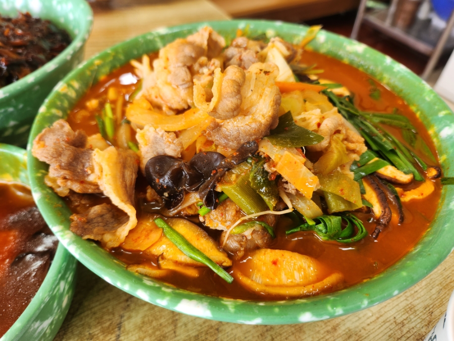 간짜장의 전형적인 맛