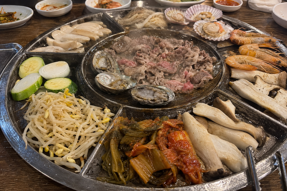 보령 머드광장 앞, 비주얼 폭발 대천 키조개 삼합