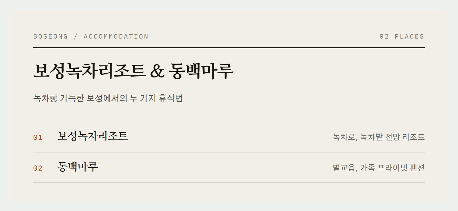 이번 편에서 소개하는 2곳