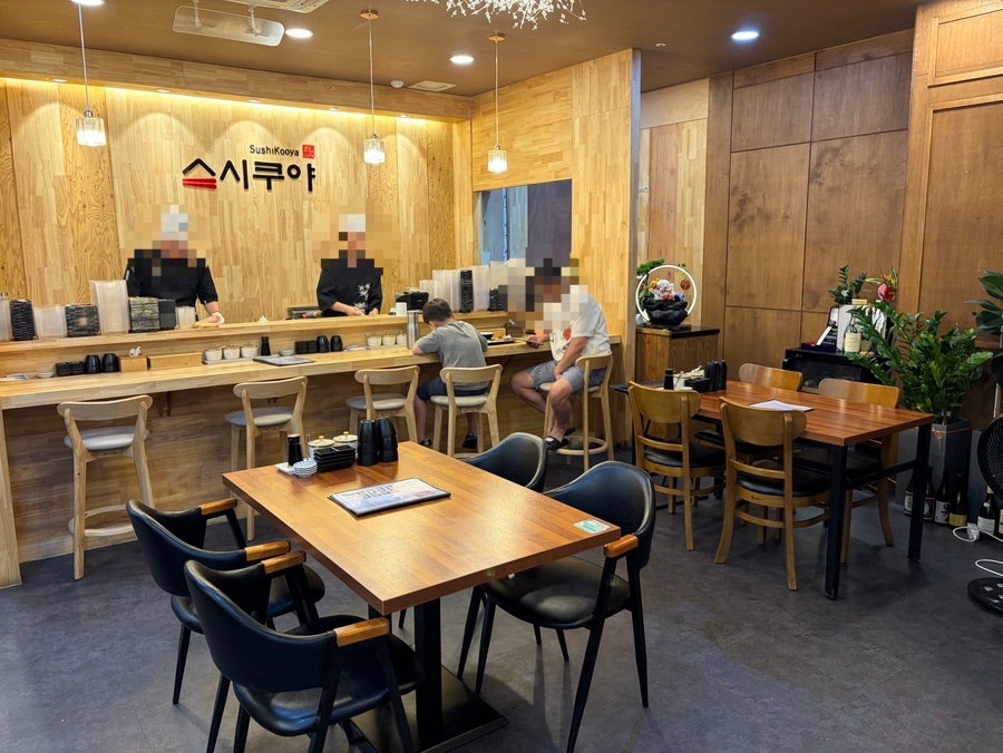 신선한 초밥 한 상