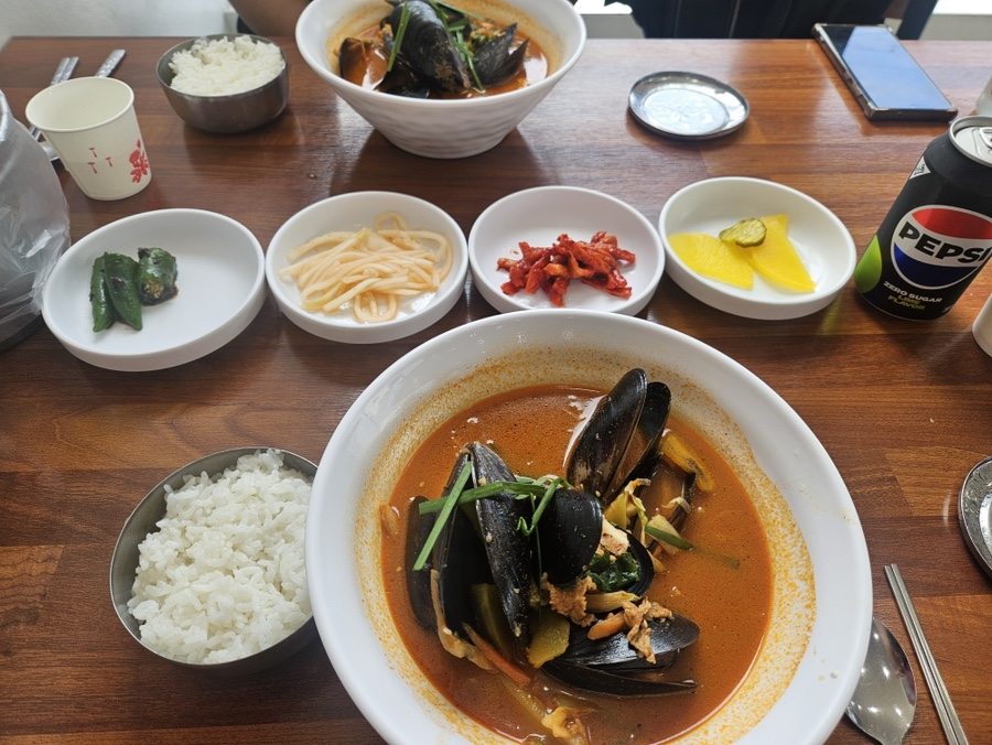홍합과 순두부