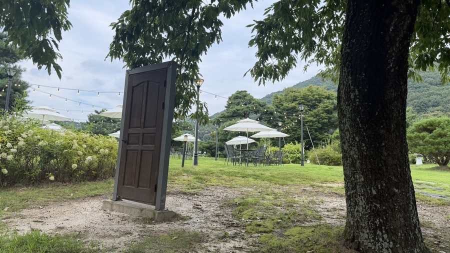 카페 고울 야외 정원