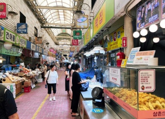산본전통시장 거리 풍경