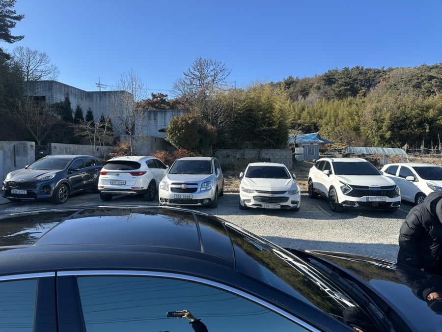 공감선유 주차장 전경