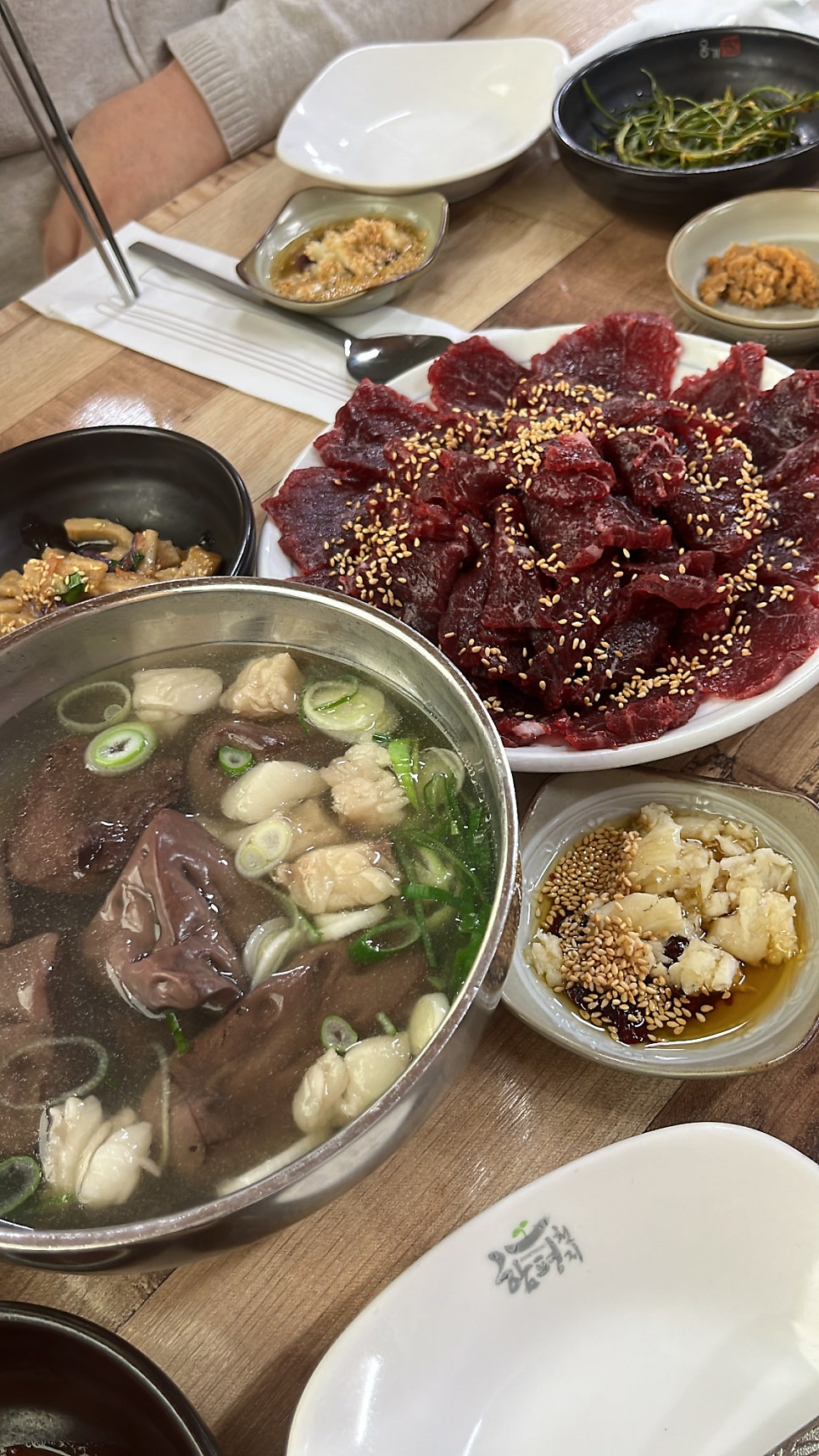 함평읍 현지인 단골집, 신선한 선지·생고기 장안식당