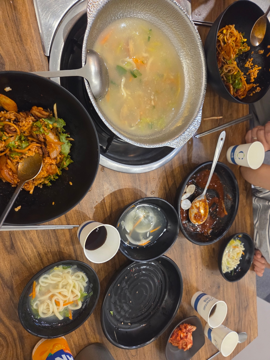장흥 안양면 수문옥, 주꾸미·보리밥·칼국수 15,000원 한 상
