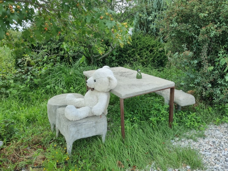 르노트르 야외 곰 인형 포토존