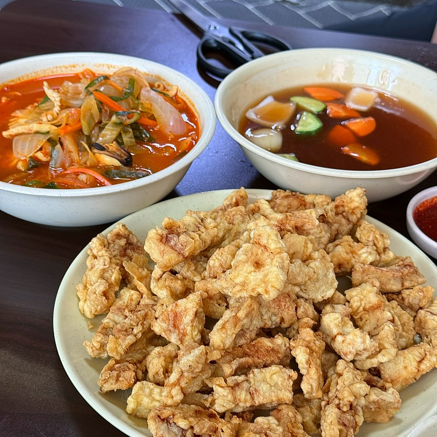 파주 마장호수 노포 중국집, 매운짬뽕과 옛날탕수육의 대동반점