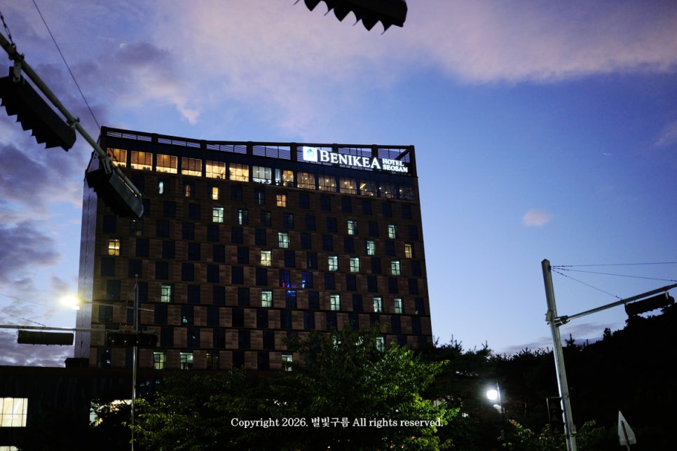 베니키아호텔 서산 객실