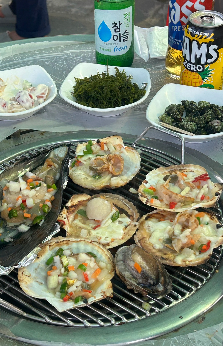 야외 테이블 천막