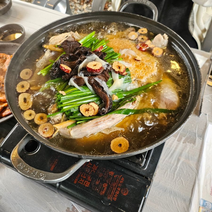 양주 장흥유원지 자릿세 없는 능이백숙, 신털뫼